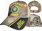 Army Retired USA ARMY Emblem Cap Camo