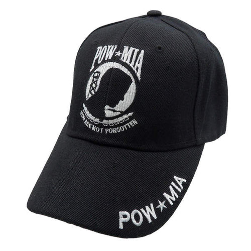 Patriotic Cap - POW MIA Logo Cap Black