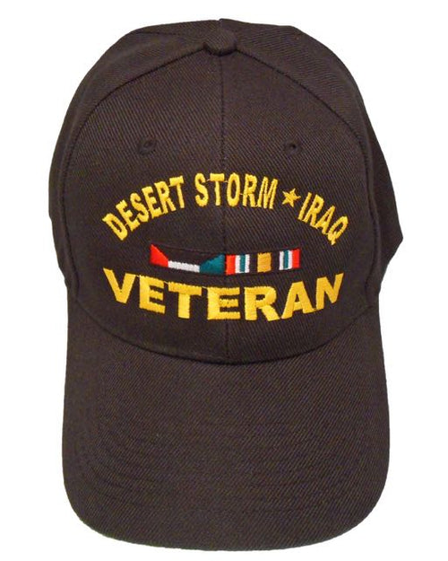 Veteran Desert Storm Iraq w/Veteran Ribbon Cap