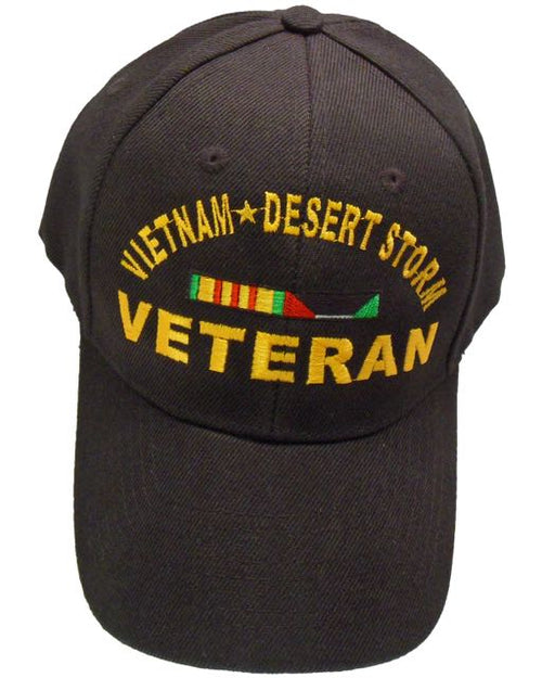 Veteran Vietnam Desert Storm w/Veteran Ribbon Cap