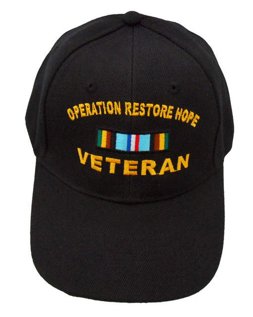 Veteran Operation Restore Hope (Somalia) w/Veteran Ribbon Cap