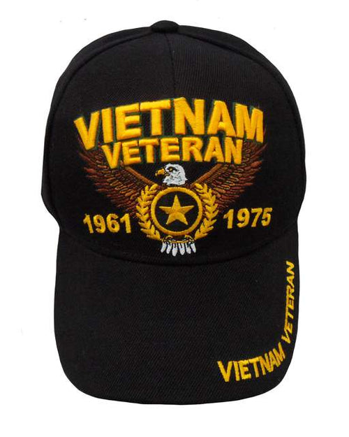 Veteran Vietnam w/Star & Eagle 1961-1975 Cap