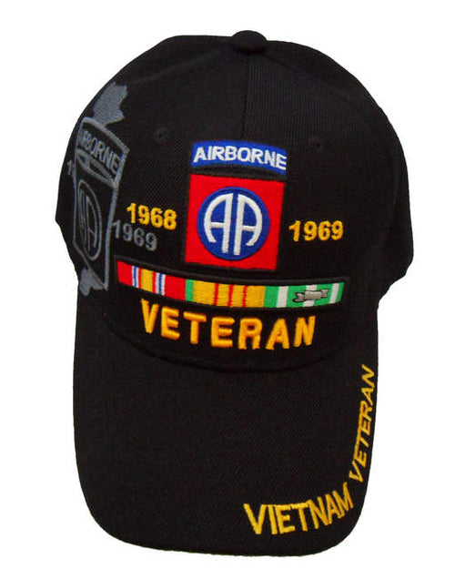 Army 82nd Airborne Division USA Vietnam Veteran Cap