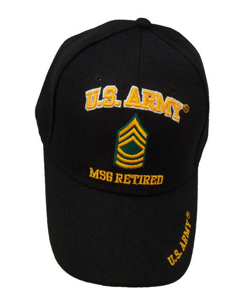 Army USA MSG Retired Cap Master Sergeant