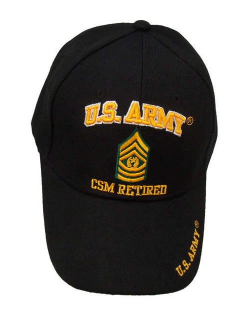 Army USA CSM Retired Cap Command Sergeant Major
