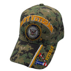 Navy Veteran Emblem w/ V Cap - NWU Camo