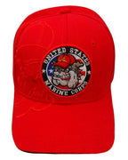 USMC Devil Dog w/ US Marine Corps Shadow Cap