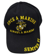 USMC Once a Marine Always a Marine w/ logo Cap