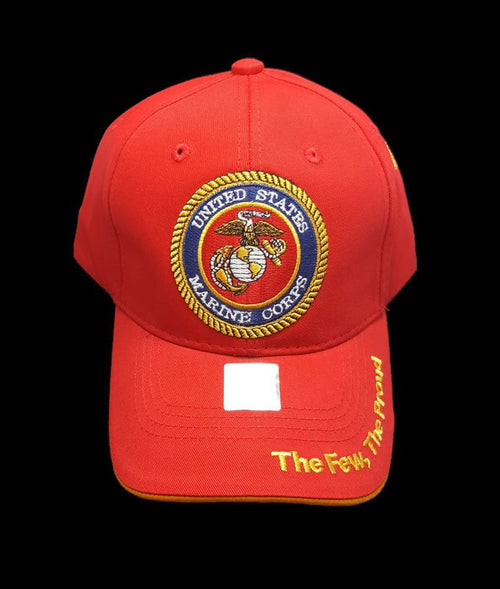 USMC US Marine Corps. Seal Military Cap - Red