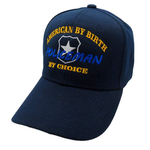 First Responder American By Birth Policeman By Choice Cap