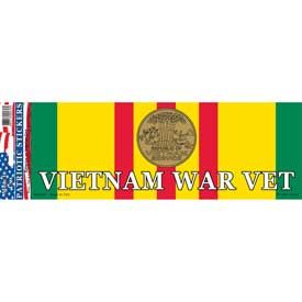 Sticker Veteran Vietnam War Vet Medal
