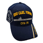 Navy CVN-70 USS Carl Vinson Navy Blue Cap