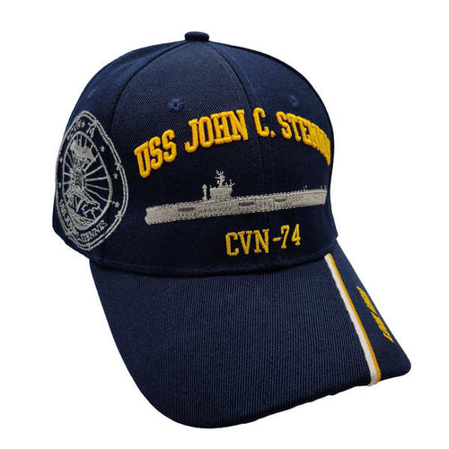 Navy CVN-74 USS John C. Stennis Navy Blue Cap