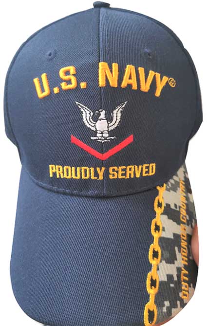 Navy PO 3rd Class Cap USN US Navy PO3 – US-Specialties.com