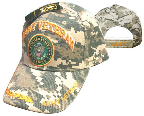 Army Veteran & Seal Camo Cap