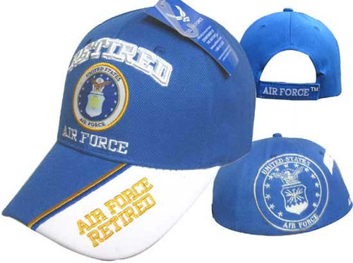 USAF Retired Air Force Emblem Cap w/Shadow