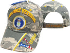 USAF Veteran & Emblem V on Bill Cap Camo