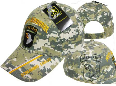 Army 101 Airborne Division Cap ACU Camo USA