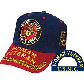 USMC Woman Veteran Cap