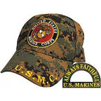 USMC w/SYMBOL CAMO Cap