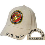 USMC w/SYMBOL KHAKI Cap