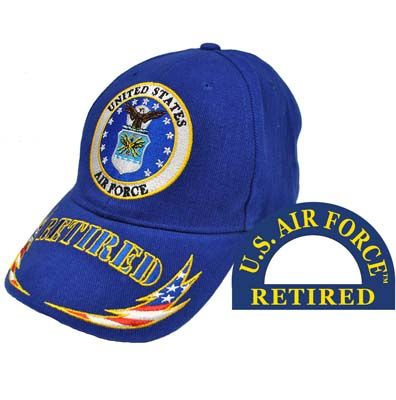 USAF w/SYMBOL RETIRED Cap