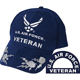 USAF w/NEW LOGO OFFICER VETERAN Cap