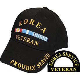 Veteran KOREA VET w/SVC RIBBONS Cap