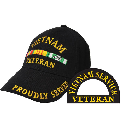 Veteran VIETNAM VET w/SVC RIBBONS Cap