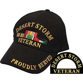 Veteran DESERT STORM VETERAN w/RIBBONS Cap