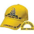 Patriotic Cap - DONT TREAD ON ME Yellow Cap