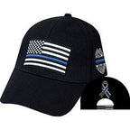 Patriotic Cap - POLICE THIN BLUE LINE Cap