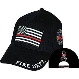 Patriotic Cap - FIRE THIN RED LINE Cap