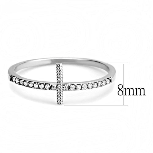 Ring Christian High polished (no plating) Stainless Steel Ring