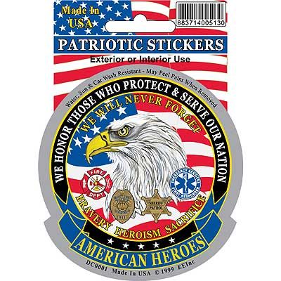 Sticker American Heroes