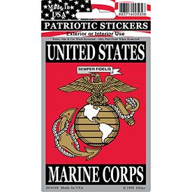 Sticker USMC Logo US Marine Corps.
