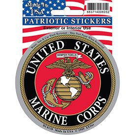 Sticker USMC Emblem US Marine Corps.