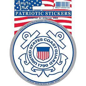 Sticker USCG Emblem US Coast Guard