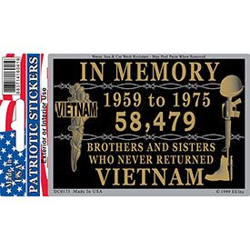 Sticker Vietnam In Memory