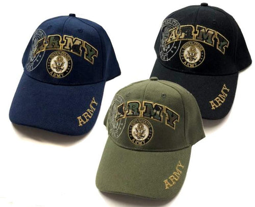 Army Military Embroidered Twill Cap