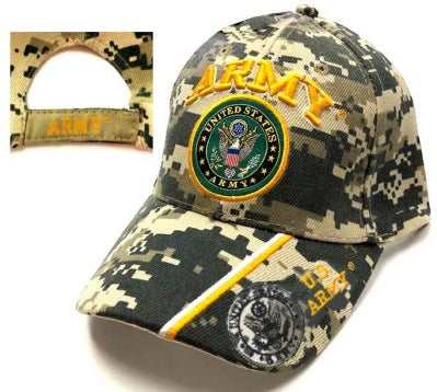 Army Veteran w/Seal Cap Digital Camo