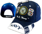 Navy w/Seal and camo US Cap