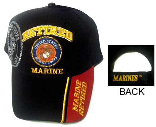 USMC US Marine Retired Embroidered Cap USMC