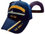 Navy CV-64 USS Constellation CV-64 Navy Blue Cap