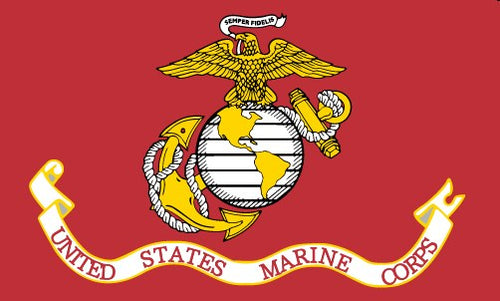 Flag USMC US Marine Corps.