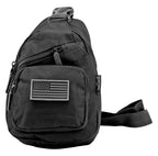 Tactical Gear - Military Side Sling Bag - Black