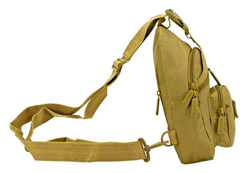 Tactical Gear - Military Side Sling Bag - Desert Tan