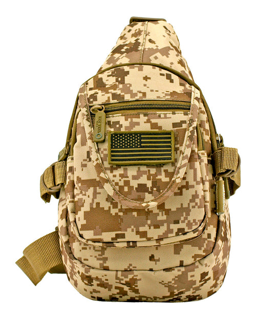 Tactical Gear - Military Sling Bag - Desert Digital Camo