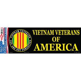 Sticker Vietnam Veterans (3-1/2"X10")