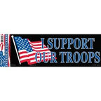 Sticker Support Our Troop (3-1/2"X10")